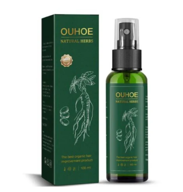 Spray OUHOE para crecimiento del cabello