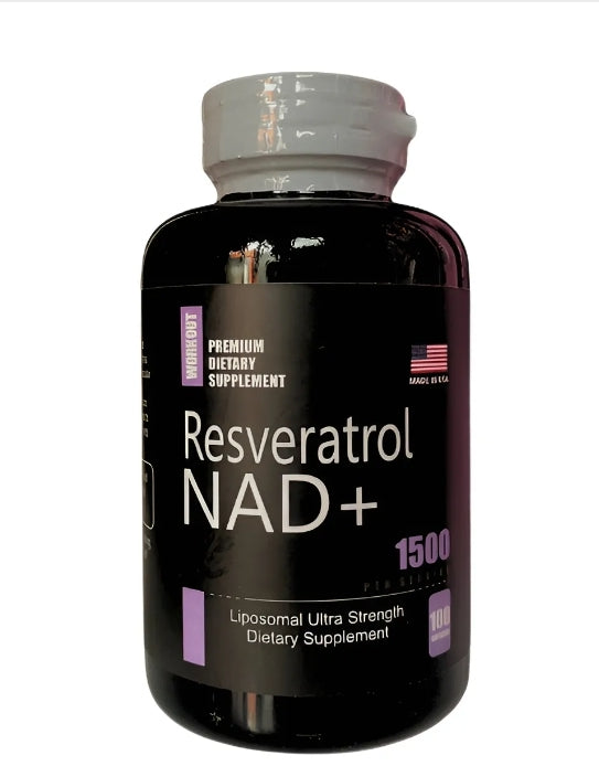 Resveratrol NAD+ 1500mg antioxidante y antienvejecimiento