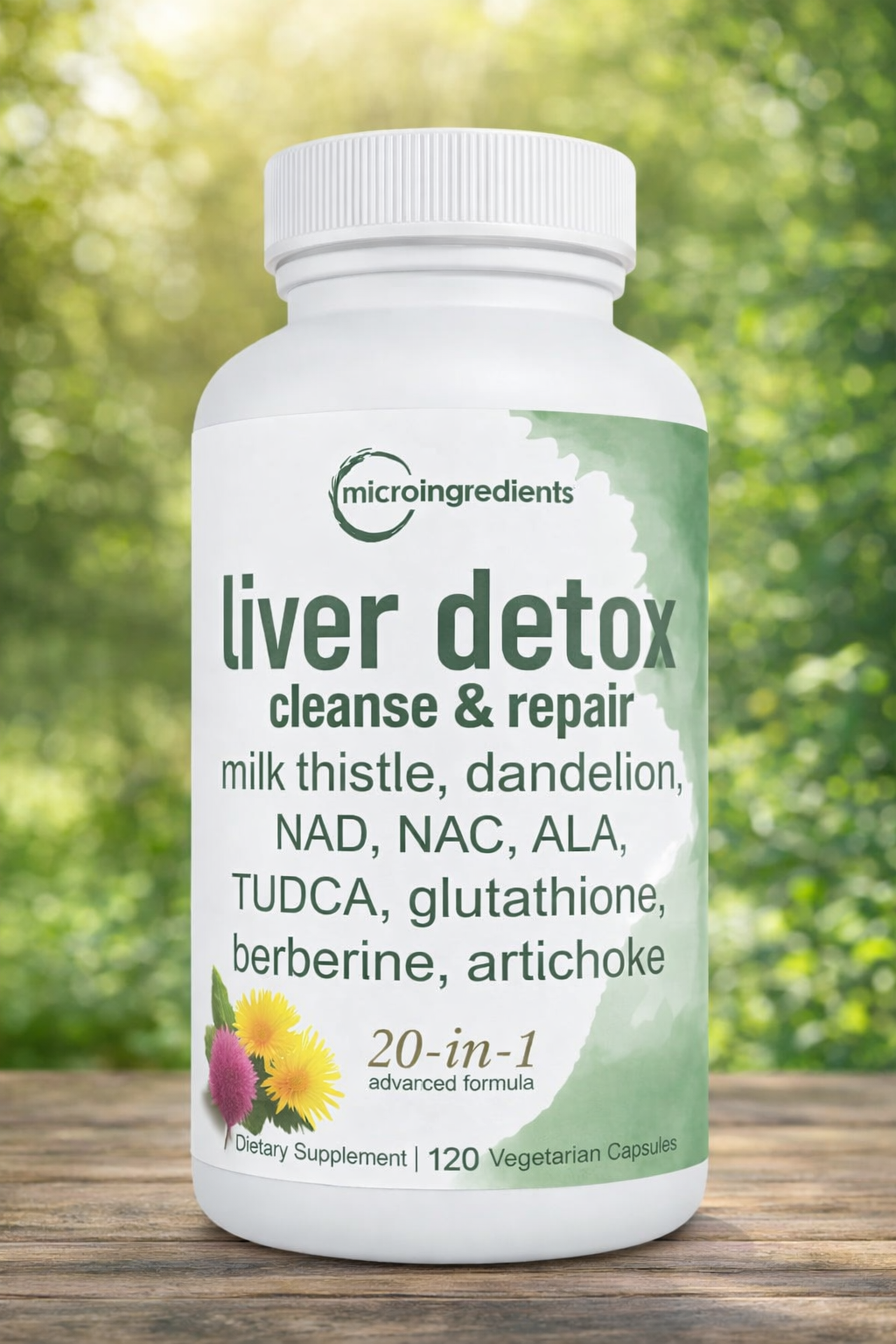 Suplemento Liver Detox para depuración del hígado