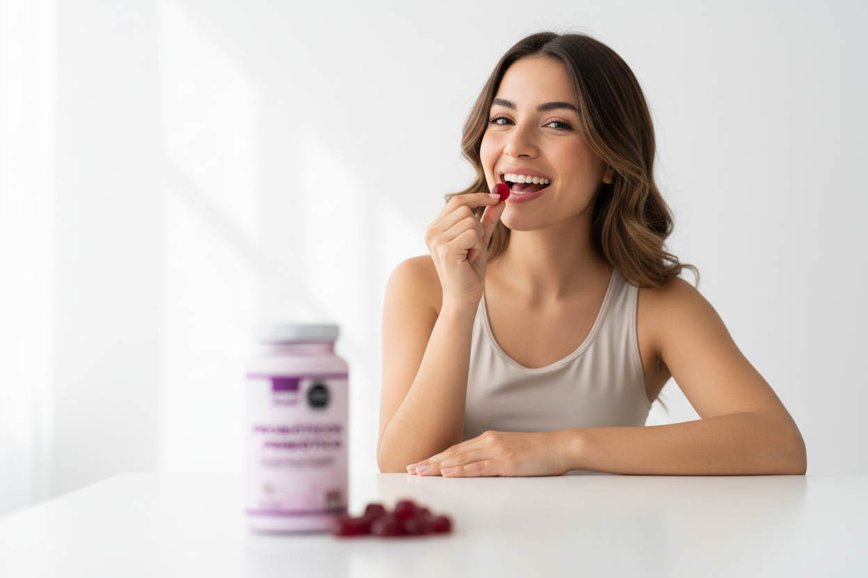 Gomitas de Probióticos y Prebióticos Fiovit para digestión